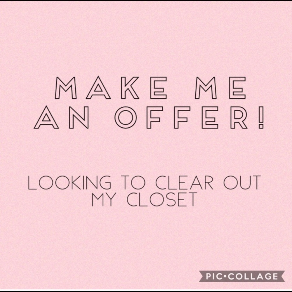 Open to reasonable offers!